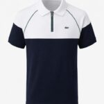 LACOSTE YARIM FERMUARLI T-SHİRT