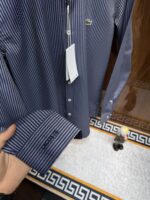 LACOSTE ÇİZGİLİ GÖMLEK ( PAMUK ) - Görsel 2